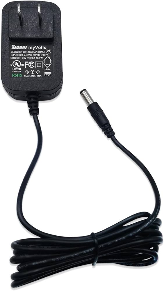 Amazon.com: MyVolts 9V Power Supply Adaptor Compatible with